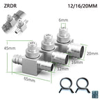 Aquarium Air Pump One-Way Check Valves (2-Pack, Anti-Backflow)
