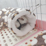 Plush Hammock Tunnel — Cozy Cage Hideout for Hamsters & Small Pets