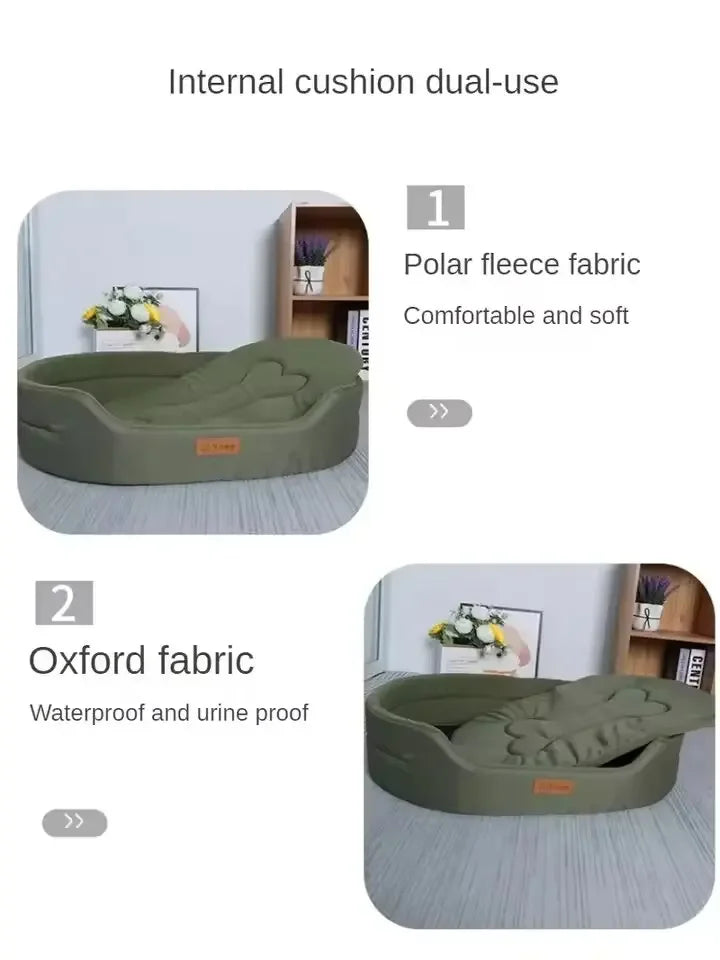 Plush Sofa Pet Bed