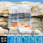 Aquarium Live Fish Transport Breather Bags (50-Pack, Inflatable, Leak-Proof PE)