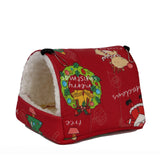 Cozy Small Pet Hideout Bed — Soft Cotton Hammock for Hamsters & Guinea Pigs