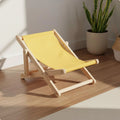 Wooden Cat Recliner Chair with Adjustable Swing Bed