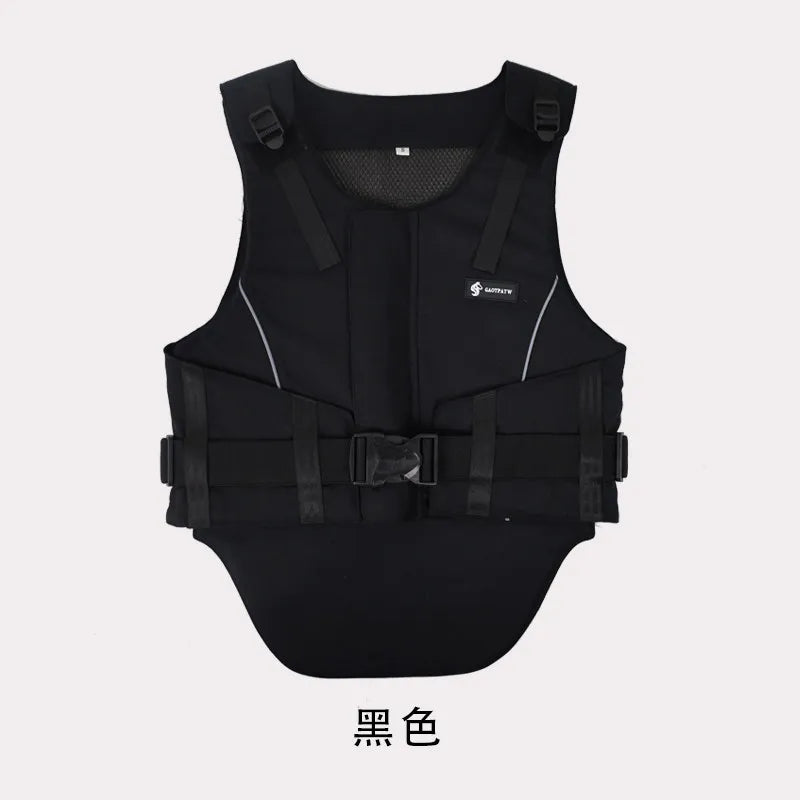 Equestrian Riding Armor Vest with Zipper (Training & Competition)