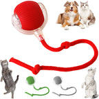 Auto Bouncing Ball Cat Toy — Rechargeable, Motion-Activated, 3 Modes