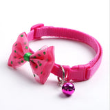 Adjustable Bow Bell Collar — Soft Universal Fit for Cats & Dogs