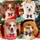 Exquisite Christmas Bowtie 30-Pack for Small Dogs & Cats