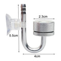 Aquarium CO2 Diffuser & Bubble Atomizer (Suction Cup, Planted Tank)