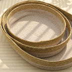 Portable Rattan & Seagrass Cat Bed Nest, All-Season