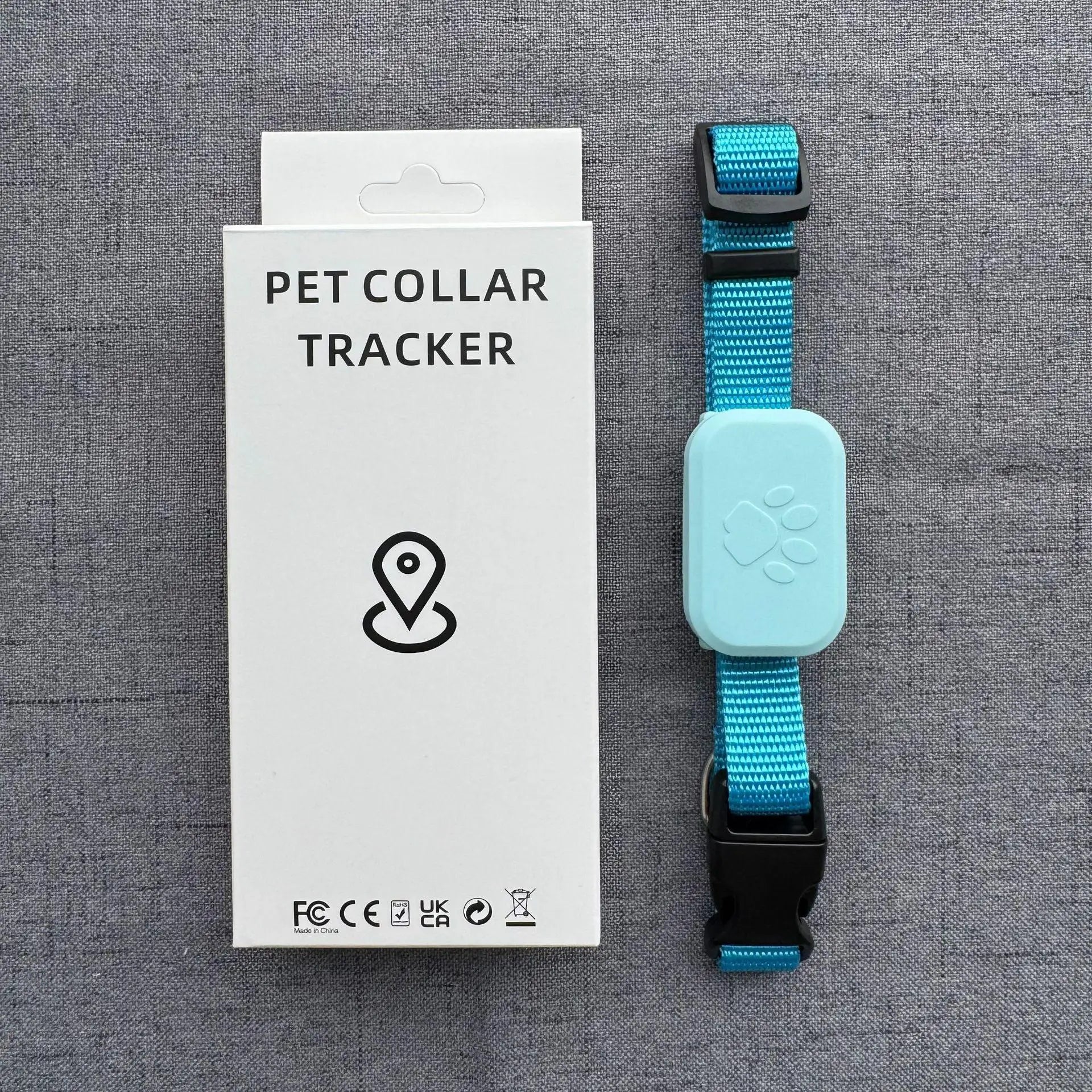 Waterproof Real-Time GPS Tracker for Dogs & Cats - iOS Anti-Loss with Collar