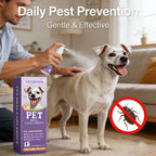 Natural Flea & Tick Repellent Spray for Dogs & Cats — Non-Irritating