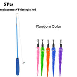 Replacement Worm Head Wand Attachments — 5 to 11-Pack