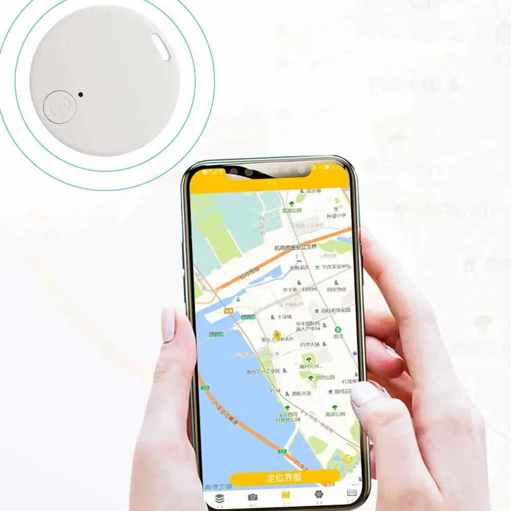 Mini Bluetooth GPS Anti-Loss Alarm Keychain Tracker for Pets, Kids & Wallets
