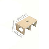 Solid Wood Hideaway House — Natural Hide for Hamsters & Squirrels