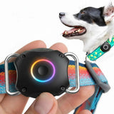 IPX7 Waterproof AirTag Collar Holder for Dogs & Cats - Stainless Steel Anti-Loss Tracker Case