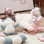 Catnip Plush Animal Cat Toy — Bite-Resistant Chew Toy, Multiple Shapes