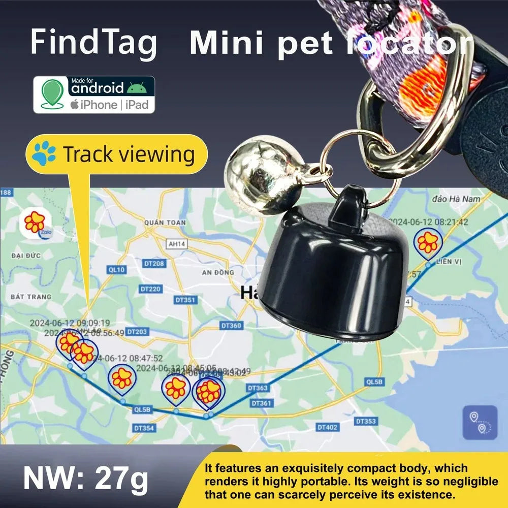 Mini Waterproof GPS Pet Locator for Birds, Pigeons, Dogs & Cats - Global