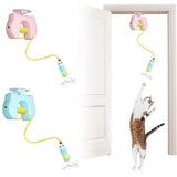 Rechargeable Auto-Lift Cat Yoyo Ball — Door-Hanging Interactive Teaser