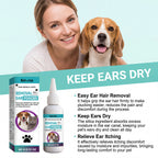 Pet Ear Cleaning Powder — Mild Formula for Painless Hair Plucking & Itch Relief