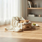 Wooden Cat Recliner Chair with Adjustable Swing Bed