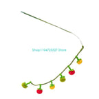 Colorful Tomato Tassel Cat Teaser Wand — Interactive Indoor Play Toy for Cats