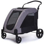 Heavy-Duty XL Dog Stroller Cart — 60 kg / 132 lbs Capacity Folding Wagon Pram for Large & Giant Dogs