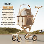 3-in-1 Pet Stroller with Car Seat & Hand Carry — up to 20 lbs