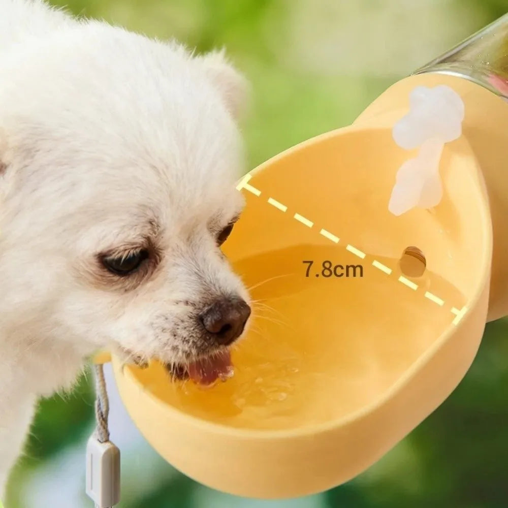 Leakproof Dog Water Bottle with Bowl (Large Capacity, Outdoor, Portable)