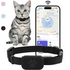 Mini Bluetooth GPS Pet Tracker Collar with Movement Alerts - Anti-Loss Locator for Cats & Dogs
