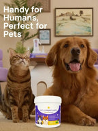 Gentle Multi-Purpose Pet Wipes — Eye, Face & Tooth Cleaning, 120-Count