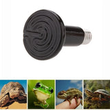 Ceramic Infrared Heat Lamp for Reptiles — No-Light Heating Bulb, E27, 25W–200W