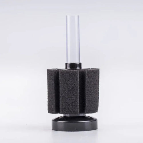 Bio Sponge Aquarium Filter (Air Pump Driven, Biochemical Corner Filter)