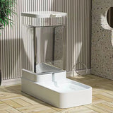 Transparent Gravity Pet Feeder & Water Bowl Set (High Capacity, Cats & Dogs)