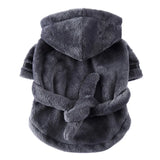 Hooded Dog Bathrobe Pajama — Quick-Drying, Adjustable, S–XL