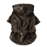 Hooded Dog Bathrobe Pajama — Quick-Drying, Adjustable, S–XL