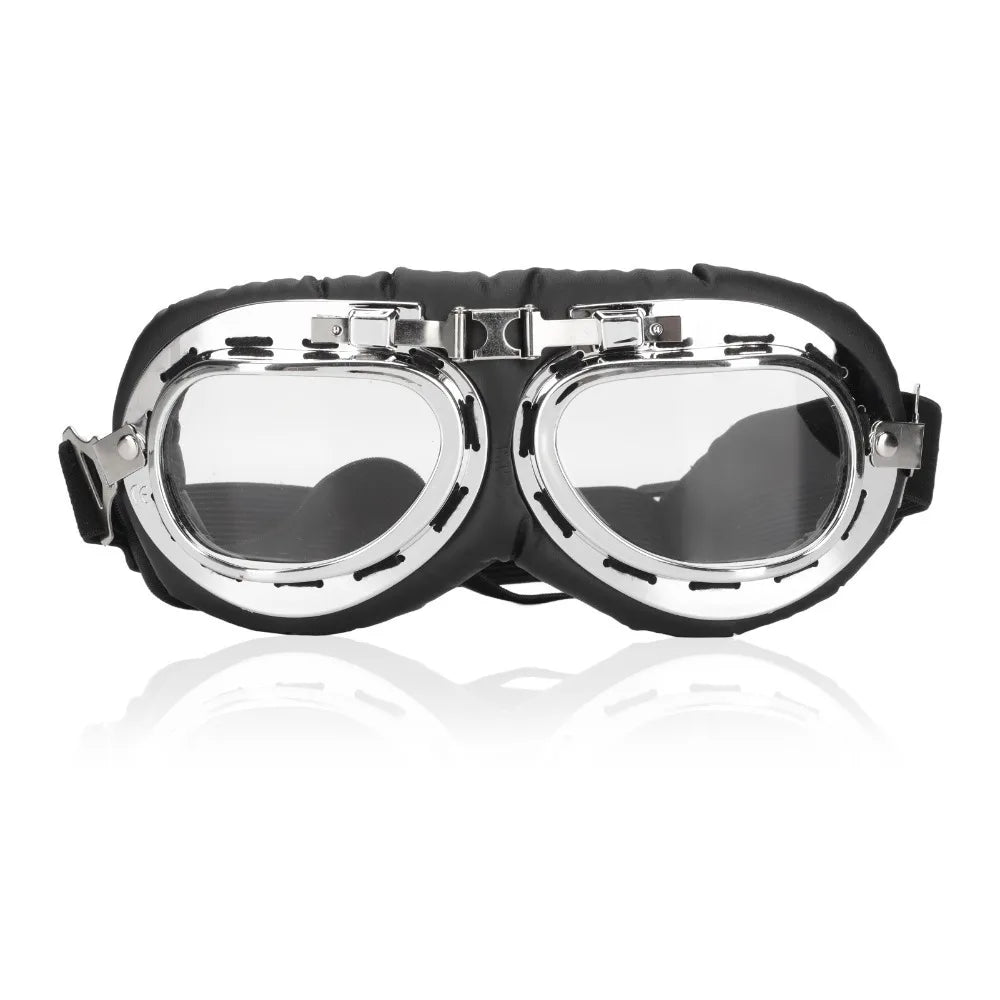 Dog Motorcycle Goggles UV Visor (Harley Style, Windproof, Eye Protection)
