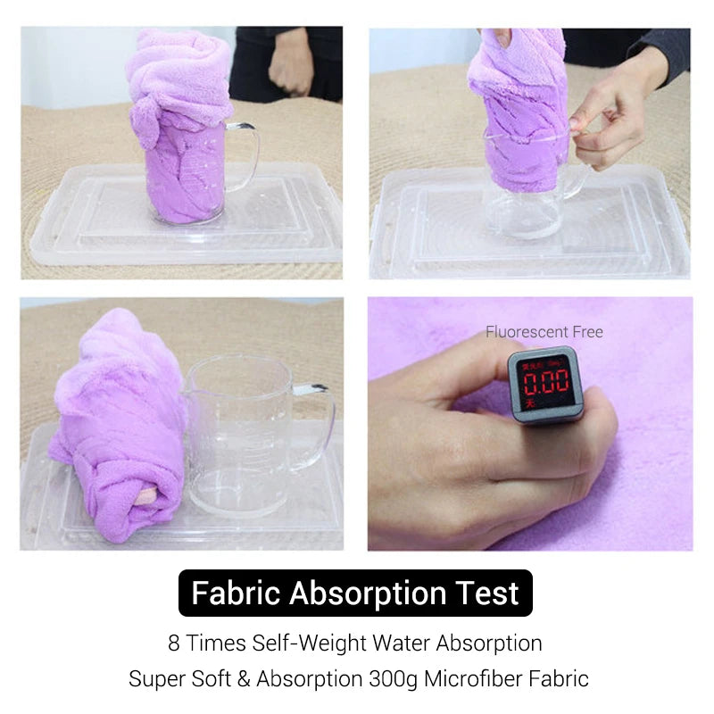 Hooded Dog Bathrobe — Adjustable 300g Microfiber Coat for Bath & Winter