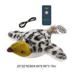 Flapping Sparrow Cat Toy — Rechargeable Chirping Bird Simulator