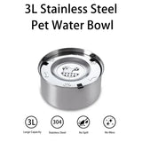 No-Spill Stainless Steel Dog Bowl