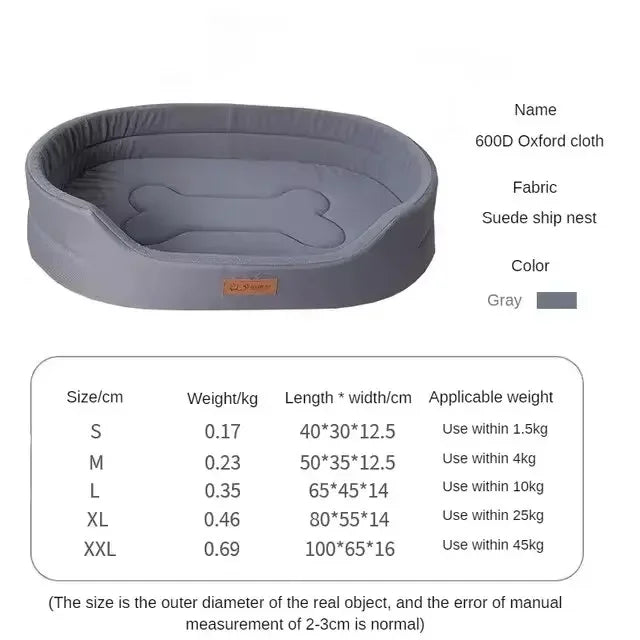 Plush Sofa Pet Bed