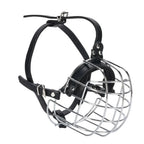 Metal Basket Dog Muzzle (Vet Visits, Anti-Scavenge, Easy Clean)
