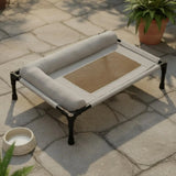 Elevated All-Season Pet Cot with Pillow Support