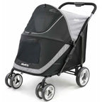 Modern Portable 55kg Large Dog Pet Stroller — 4-Wheel Foldable Large Capacity Outdoor Travel Trolley