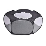 Portable Pet Playpen Tent — Transparent Fold-Flat Exercise Fence
