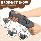 Quick-Dry Pet Bath Towel — Soft Absorbent Cotton for Dogs & Cats