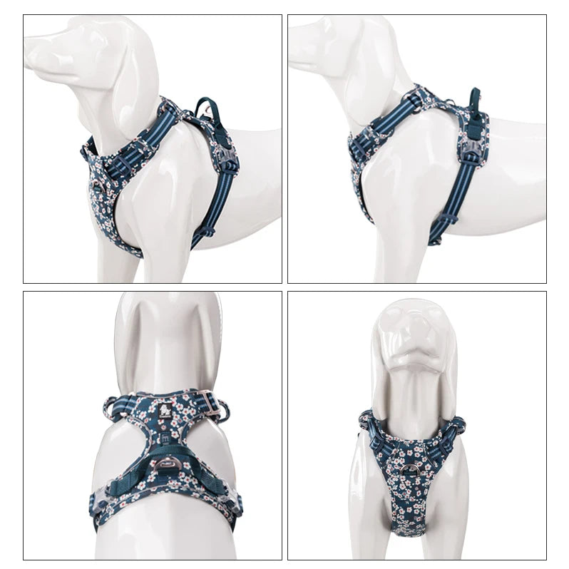 TrueLove Floral Dog Harness Vest