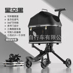 Lightweight Foldable Detachable Cage Pet Stroller for Small Dogs & Cats