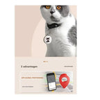 A84E Bluetooth Smart Wearable GPS Pet Tracker Collar - Waterproof Real-Time Anti-Loss