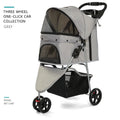 Foldable Breathable Universal Lightweight Pet Cart & Travel Trolley for Cats & Dogs