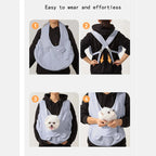 Portable Pet Chest Backpack (Outdoor, Travel, Cats & Dogs)