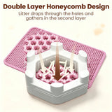 Double Layer Cat Litter Mat (Non-Slip Big Filter Mat)